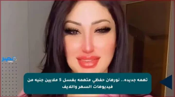 تهمة جديدة.. نورهان حفظي متهمة بغسل 5 ملايين جنيه من فيديوهات السهر واللايف